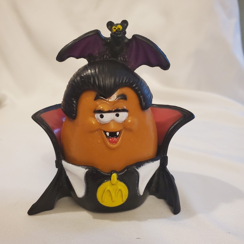Vintage McDonald's Chicken McNugget Nugget Buddies 1992 Toy Vampire Dracula